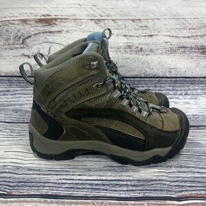 Keen Revel Gargoyle Gray Leather Hiking Boots, Women’s Size 6.5